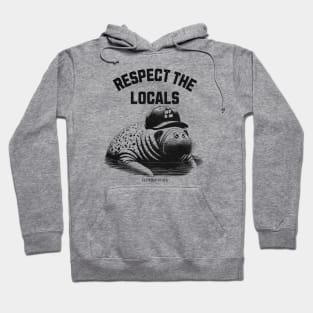 Respect the Locals - Manatee Hoodie